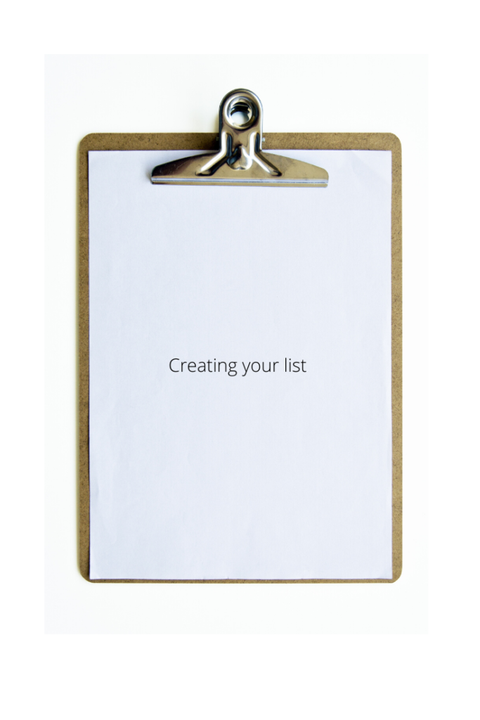 Create your list