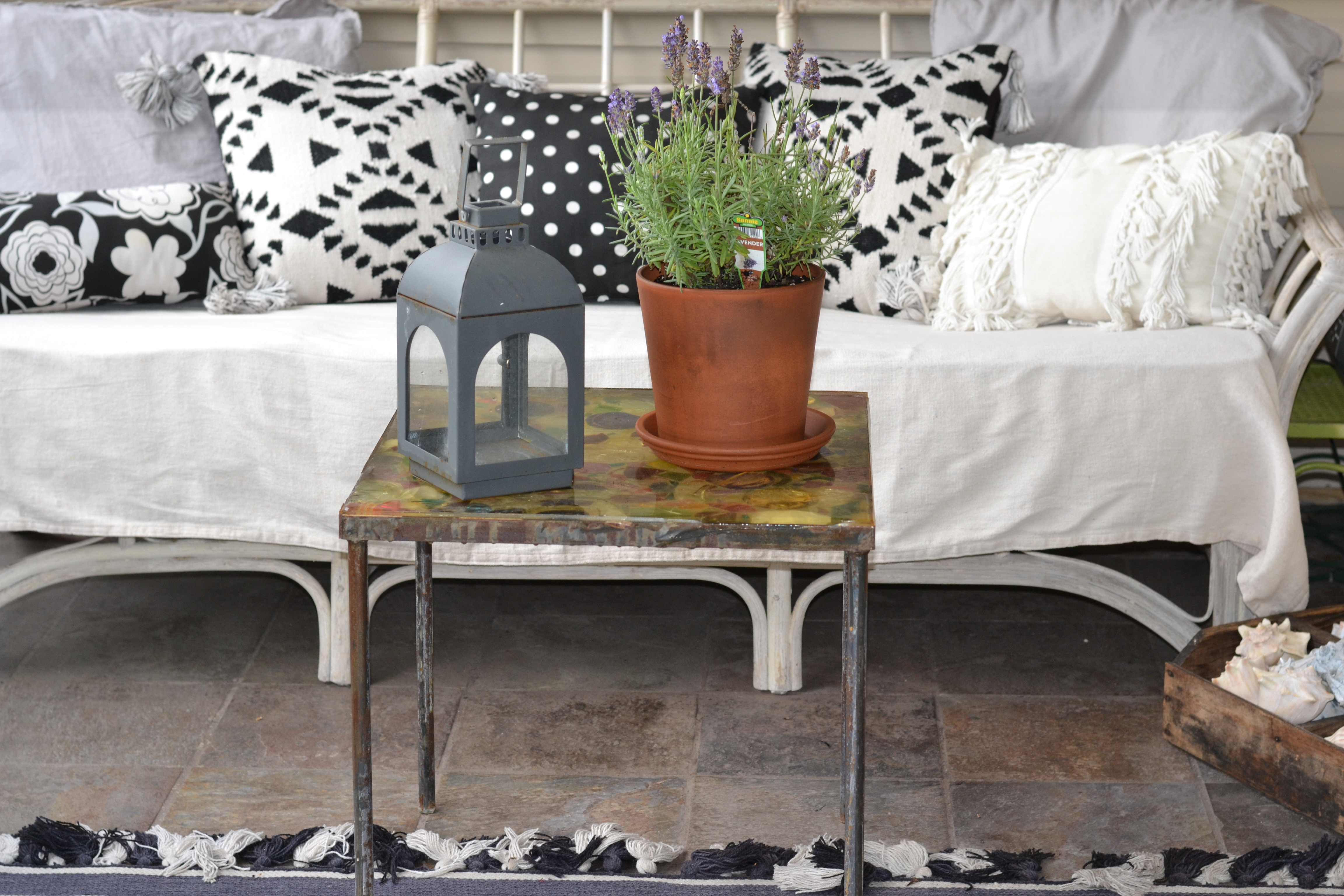 Refreshed outdoor cushions