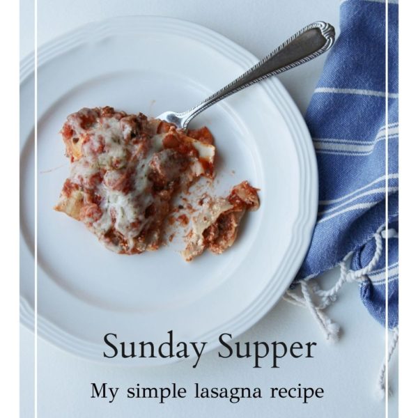 Simple Sunday suppers