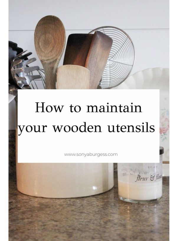 Caring for your wooden utensils