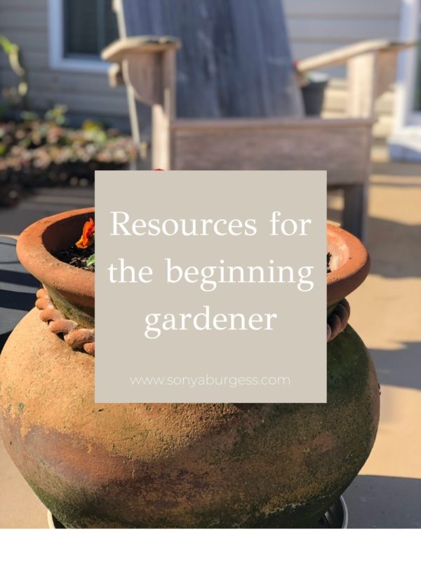 Gardening resources for the new gardener