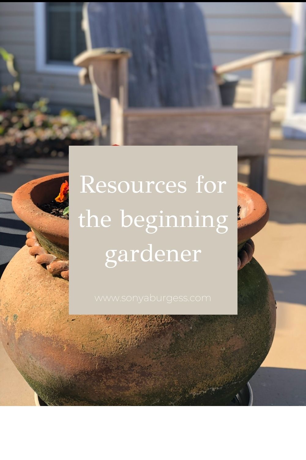 Gardening resources for the new gardener