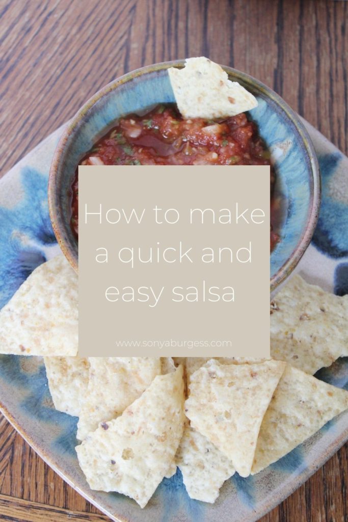 Easy homemade salsa