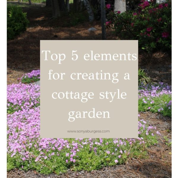 Cottage garden elements