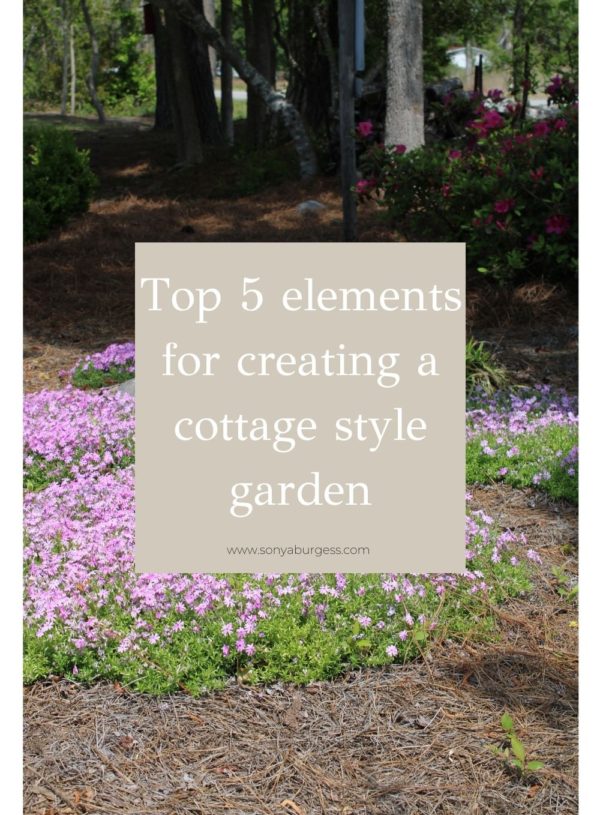 Cottage garden elements